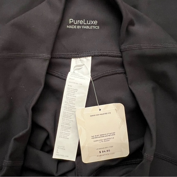 NWT OASIS PURELUXE HIGH-WAISTED 7/8 LEGGING - Picture 7 of 12